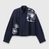 Camisa corta de algodón