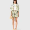 Camisa corta estampada