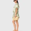 Camisa corta estampada