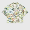 Camisa corta estampada