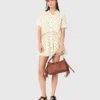 Camisa estampada con ribete de croquet