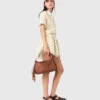 Camisa estampada con ribete de croquet