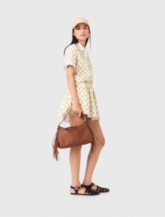 Camisa estampada con ribete de croquet