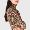 Camiseta con estampado de leopardo