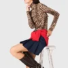Camiseta con estampado de leopardo