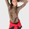 Camiseta con estampado de leopardo