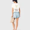 Camiseta con estampado veraniego