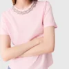 Camiseta de manga corta con cuello redondo