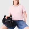 Camiseta de manga corta con cuello redondo