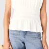 Camiseta entallada con pliegues