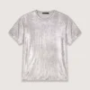 Camiseta metalizada