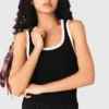Camiseta sin mangas de canalé