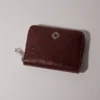 Cartera de piel craquelada Cartera de piel craquelada