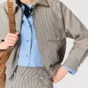Chaqueta bomber a cuadros Chaqueta bomber a cuadros