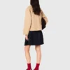Chaqueta con cuello contrastado desmontable