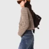 Chaqueta corta a cuadros