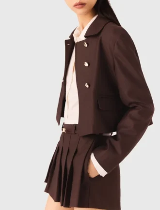 Chaqueta corta cruzada