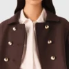 Chaqueta corta cruzada