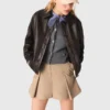 Chaqueta corta de cuero