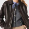 Chaqueta corta de cuero