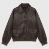 Chaqueta corta de cuero