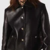 Chaqueta corta de piel
