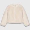 Chaqueta corta de piel sintética Chaqueta corta de piel sintética