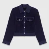 Chaqueta corta de terciopelo