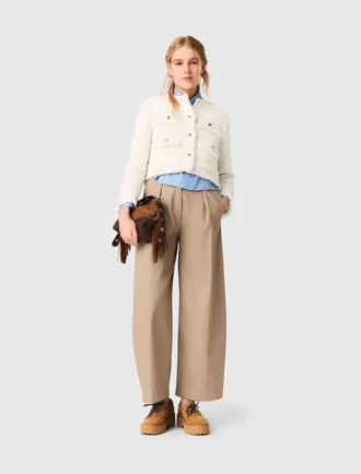 Chaqueta corta de tweed