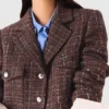 Chaqueta corta de tweed