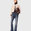 Chaqueta corta de tweed bouclé