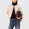 Chaqueta corta de tweed bouclé