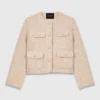 Chaqueta corta de tweed bouclé