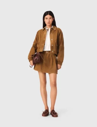 Chaqueta de ante