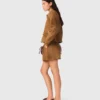 Chaqueta de ante
