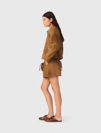 Chaqueta de ante
