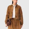 Chaqueta de ante