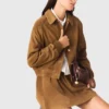 Chaqueta de ante