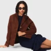 Chaqueta de ante