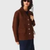 Chaqueta de ante