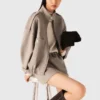 Chaqueta de mezcla de lana