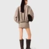 Chaqueta de mezcla de lana