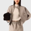 Chaqueta de mezcla de lana