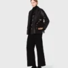 Chaqueta de piel acolchada