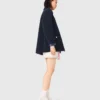 Chaqueta de piel y piel sintética