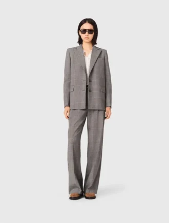 Chaqueta de traje a cuadros