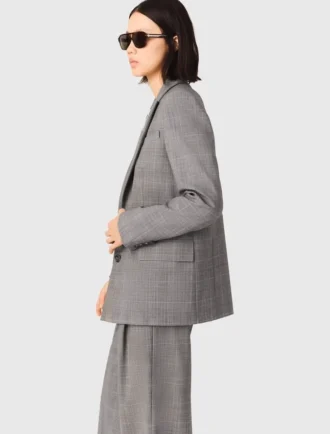 Chaqueta de traje a cuadros