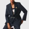 Chaqueta de traje a rayas Chaqueta de traje a rayas