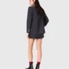 Chaqueta de traje con botones dorados