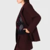 Chaqueta de traje con cinturón